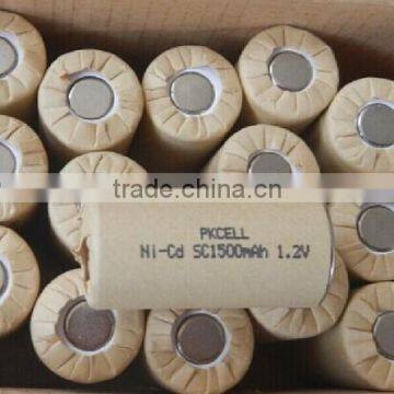 ni-mh sub c size 1.2v 3300mah 1.2v Rechargeable paper cover Battery
