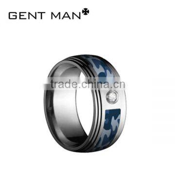 latest gold finger ring designs single stone ring designs camouflage patterned fashion stainless steel ring