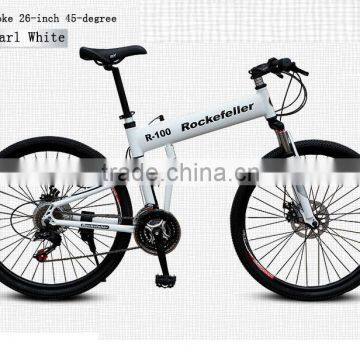 Folding Bicycles 26-Inch Aluminum Folding Mountain Bike Outdoor Compact Bike Double Disc Sell Like Hot Cakes! photo-3