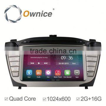 7" Ownice newest quad core Android 5.1 Car GPS navi for Hyundai Tocson IX35 built in wifi BT RDS