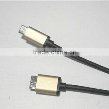 USB 3.1 Type C Cable - C Male to Micro B Male - Super Speed + 3A 10 Gbps - 3.3 Ft Long