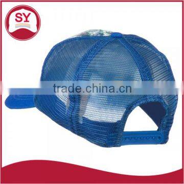 Customize Floral 5 Panel Trucker Mesh Snapback Cap photo-4