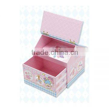 House shaped paper gift box with drawer