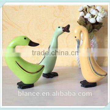 ceramic goose figurine study decoration