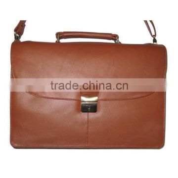 Men's Natural Leather Briefcase