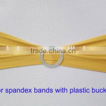 Yellow Single Layer Chair Bands With Buckle