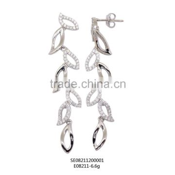 New fashion Jewelry Model Women 925 Silver Earrings with hot sales