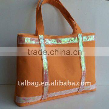 latest fashion style 210D PVC tote bag