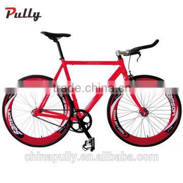 2015 New fashion complete Chinese brand single speed bycicle Fixie Gear/ Road Bike/ Bicycle