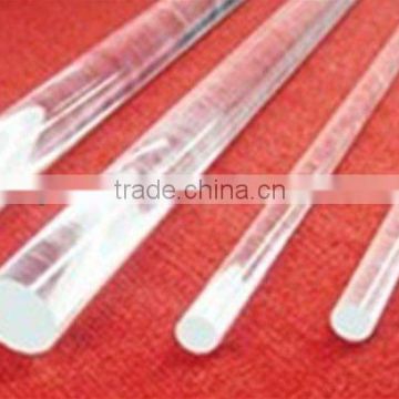 clear quartz glass rod, clear fused silica quartz glass rod, high purity fused quartz glass rod