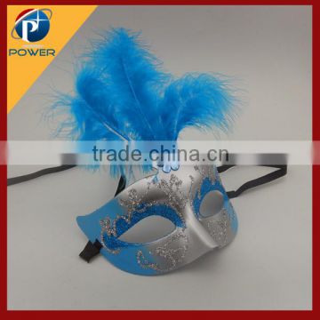 2015 hot sale feather mask, fashion party face mask