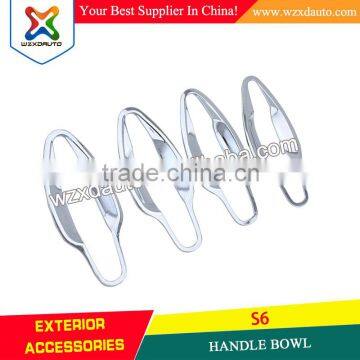 SET ABS CHROME DOOR HANDLE BOWL INSERTS COVER HANDLE BOWL FOR BYD S6