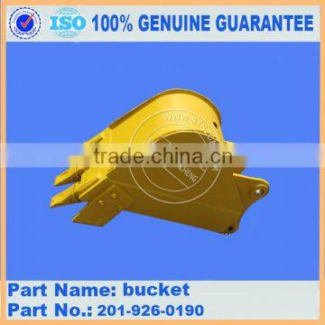 Asian market supplier excavator bucket 201-926-0190 PC60-7