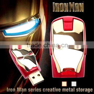 Wholesale Cartoon Marvel Avengers Ironman Iron Man USB Flash Drive,Figure Cute Novelty Shape Usb Flash Drive, Custom USB Memory photo-2