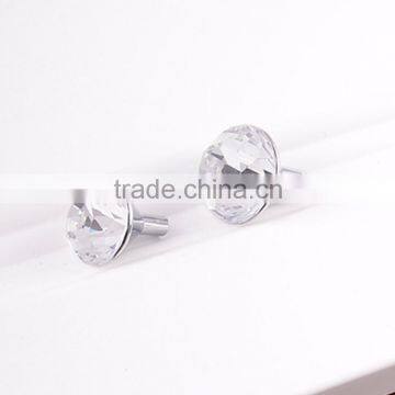 Factory directly sale zamak zink alloy diamantel furniture Cabinet drawer wardrobes pull handles