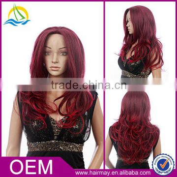 New Hair Styles Heat Resistance Fiber silk base lace front wig