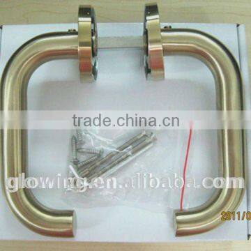 HL001 Stainless Steel Tube Lever Type Industrial Door Handle photo-4