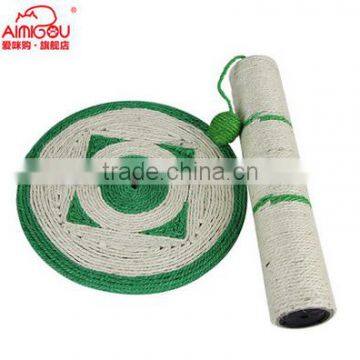 BSCI QQ-pet Factory Hot Cat Scratching Post Green Sisal Cat Tree Toy photo-4