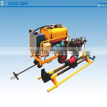 Portable fully hydraulic drive tunnel drilling rig