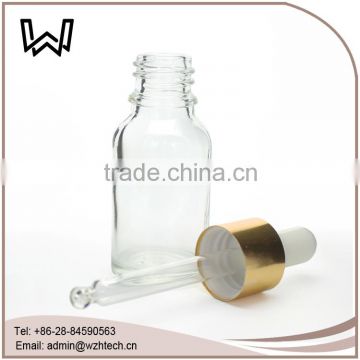 15ml clear small glass bottle with eye dropper