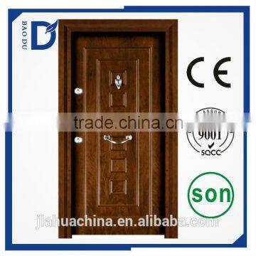 High Quality Bullet Proof Security Door Designs Armored Wood Composite Door Exterior Gates photo-4