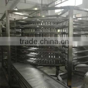 Food Grand Stainless Steel Mash Belt Spiral Cooling Tower Conveyor photo-2