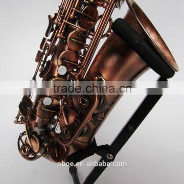 Professional Woodwind Musical Instrument Alto Saxophone With Antique Surface Finish Wholesale photo-4