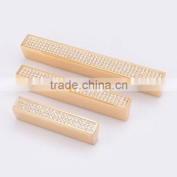 Top Grade Decorative Glass Crystal Rhinestone Furniture Handles photo-4