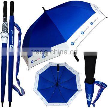 blue stormproof advertising high quality golf umbrella