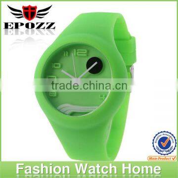 Branded Style fashion sports watch with silicon wristband 2016