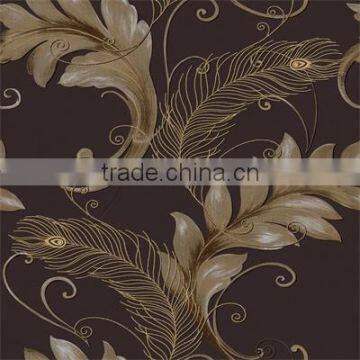 Heavy Embossed Household Oriental Waterproof Home Interior PVC Wallpaper photo-2