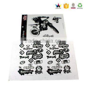 customized die cut waterproof PVC sticker