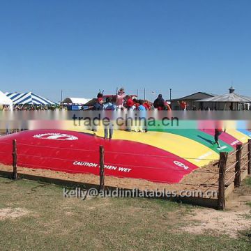 New products big jumping pillow outdoor sport game inflatable jumping pillow