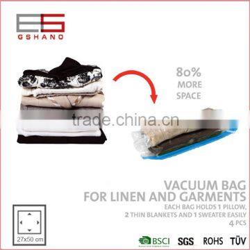 Hot sell Vacuum storage roll up space bag for travel and clothes