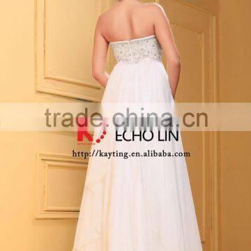 Elegant Backless 2015 Evening Gown Ladies Long Evening Party Wear Gown photo-3