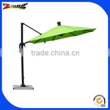 ZT-7007U Hot sell design of Solar&LED Sun umbrella