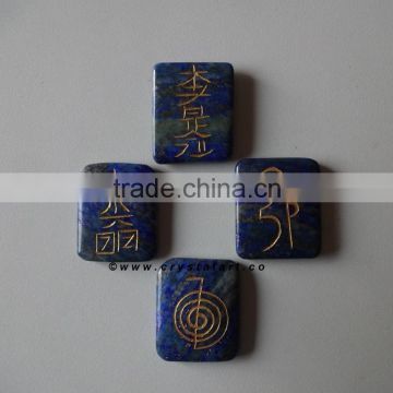 Lapis Lazule Square Cabachone Reiki set