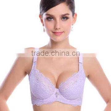 3 /4 cup bra Sexy lace bra Thin section no pad sexy lingerie