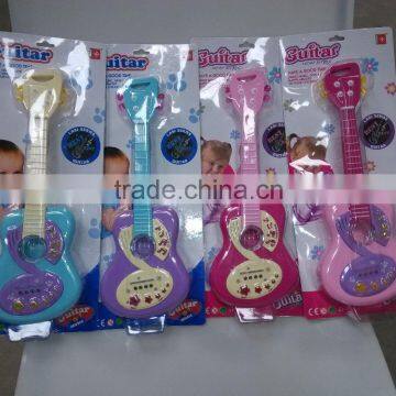 Musical instrument guitar toys cartoon intelligence guitar with light.nice gift for kids.