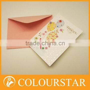 wholesale and hot selling colorful greeting cards