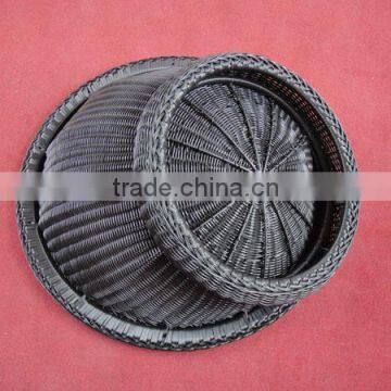 Pet Furniture All Weather Use Round Wicker Luxury Cat Bed For Sale photo-4