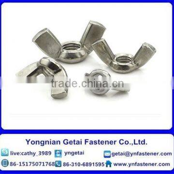 Stainless Steel 201/202/304/316 Wing Nuts Butterfly Nuts DIN 315/316