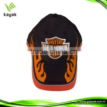 custom embroidery gold color racing cap