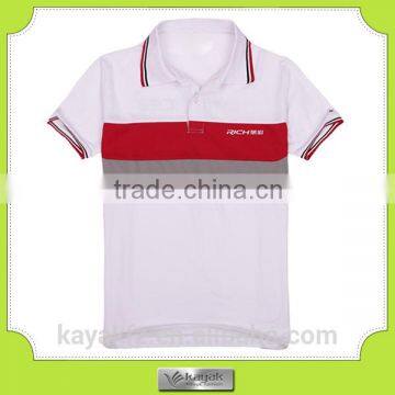 advertising custom-made stripes polo mens tshirt