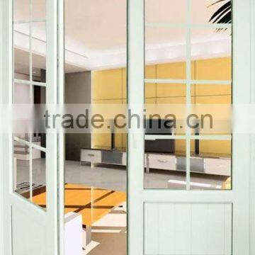 PVC casement door