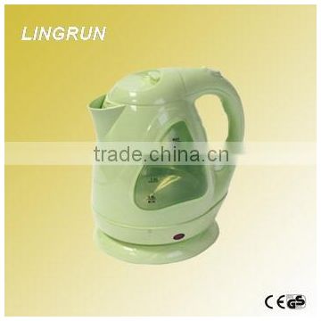 PP healthy plastic material hot electric water kettle