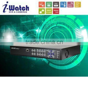 IW-1401A-A H.264 8CH 1080P ONVIF IP CAM Hybrid DVR