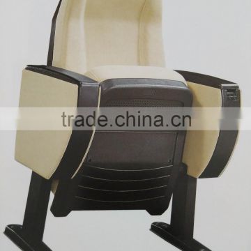 Movable Auditorium chair writing pad /Comfortable Cinema Chair, Auditorium Chair YA-314