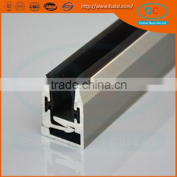 6063 aluminum types of section profile,SS brush aluminum extruded profile