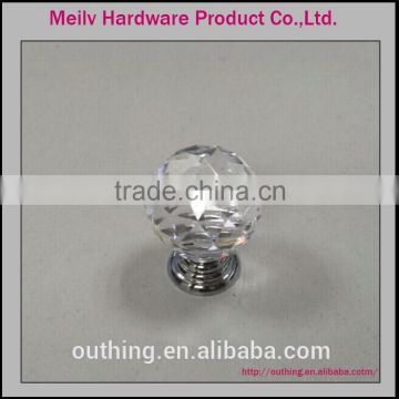 Europe transparent crystal knobs furniture handle